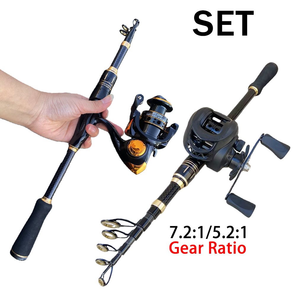 Fishing Rod Combo - Fishing Tackle Combination Short Fishing Rod