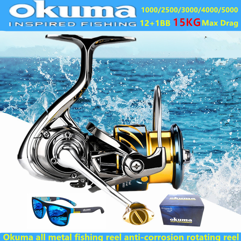 Okuma All Metal Fishing Reel 1 - đánh giá và giá Shimano Reel Stradic