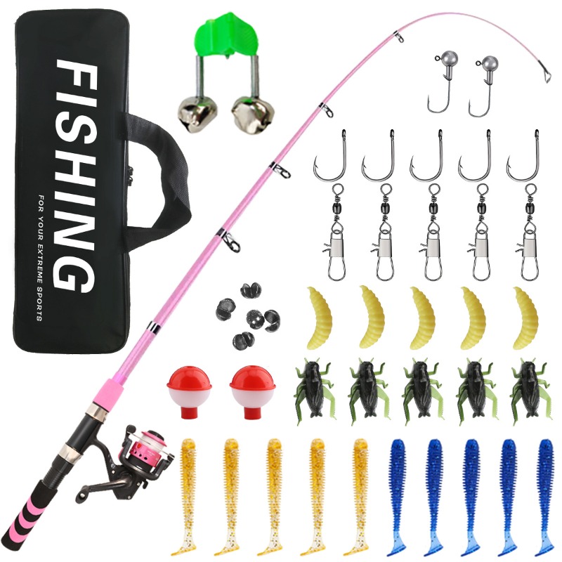 Kids Adult Beginner Fishing Ro - đánh giá và giá Fishing Rod Combo