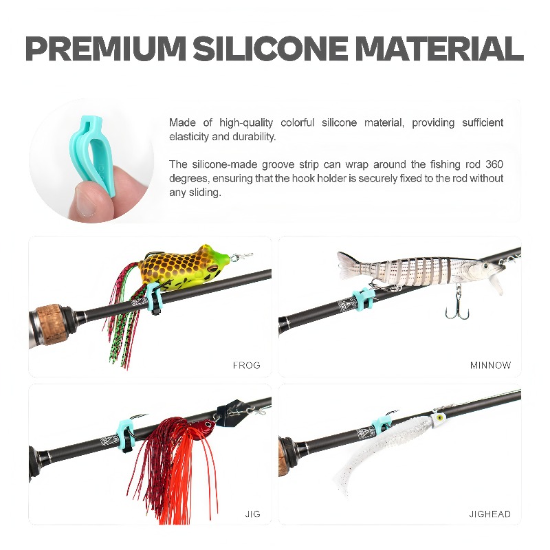 Silicone Lure Hanger Hook​ – U - đánh giá và giá Fishing Rod Combo