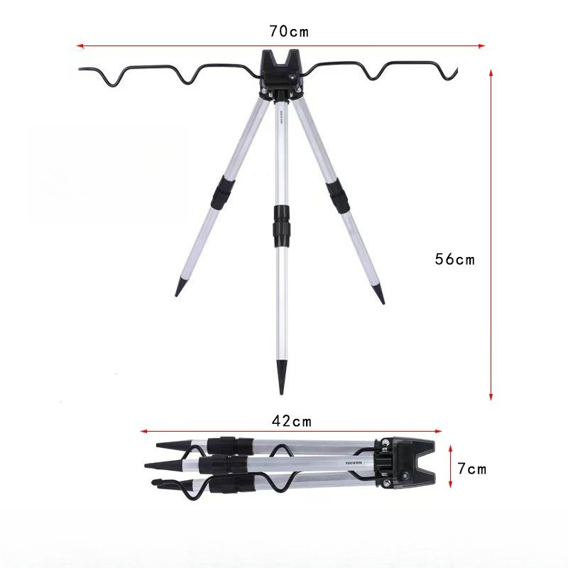 1PC Fishing Sea Rod Bracket Al - đánh giá và giá Fishing Rod Telescopic