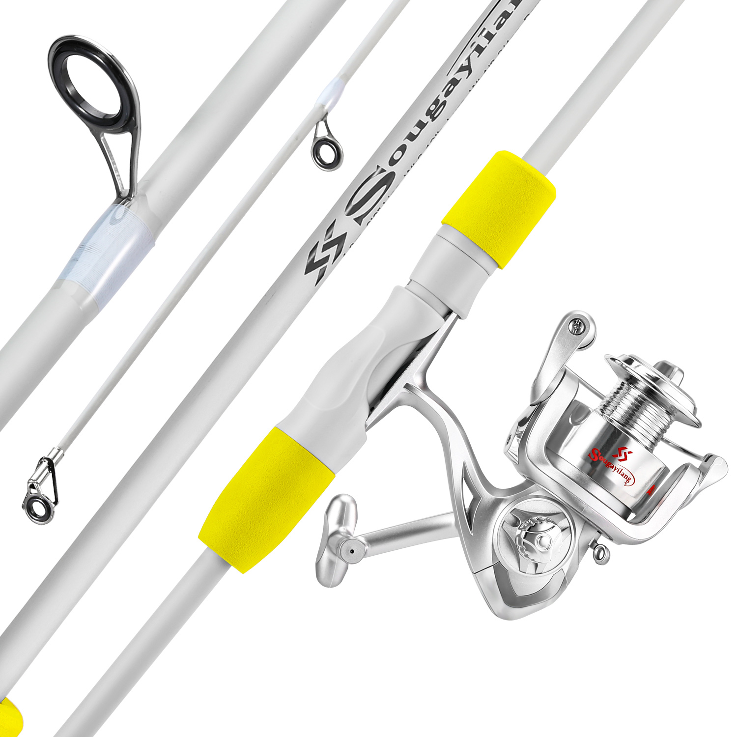Sougayilang 2section Spinning  - đánh giá và giá Fishing Rod Combo